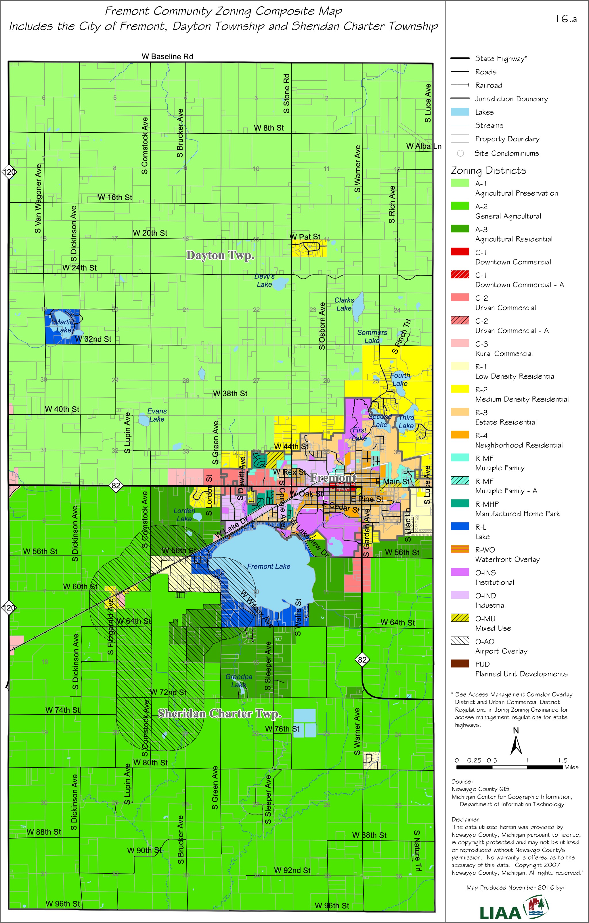Fremont Community Composite Zoning Map PDF